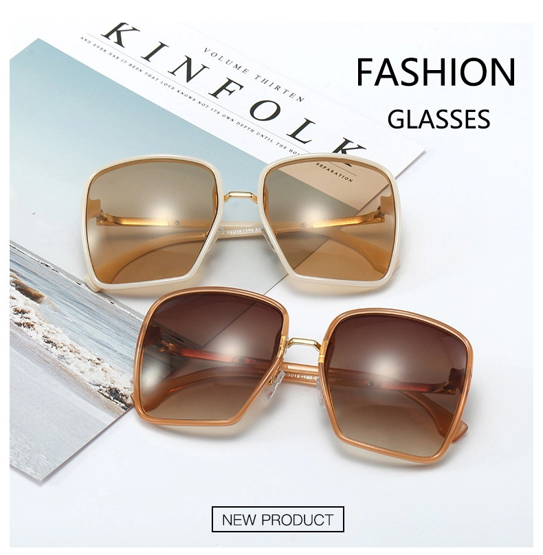 Ready to Ship Women Oversized Metal Fashion Sunglasses